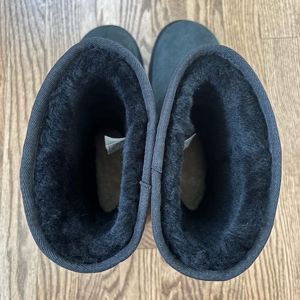 UGG Classic Short Winter Boots in Black - Picture 3 of 8
